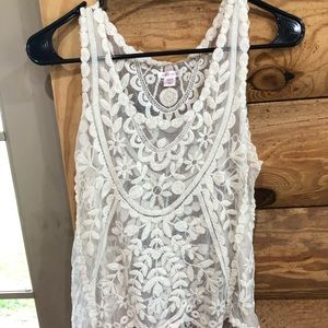 Lace tank